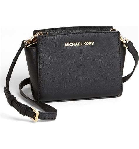 michael kors selma leather mini messenger bag|Michael Kors selma satchel.